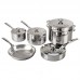 Le Creuset Stainless Steel 10-Piece Cookware Set LEC3228